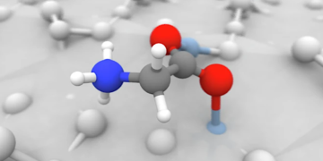 星形成領域における低エネルギーグリシン生成とスペクトルマスキング