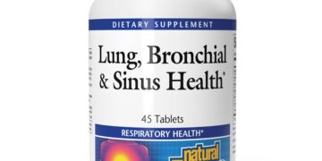 Natural Factors Lung, Bronchial & Sinus Health with NAC & Horehound 45 Tabs | Respiratory Support Formula for Healthy Lung Tissue, Bronchial & Sinus Function, & Mucus Consistency* | Grocery Pickup & Delivery